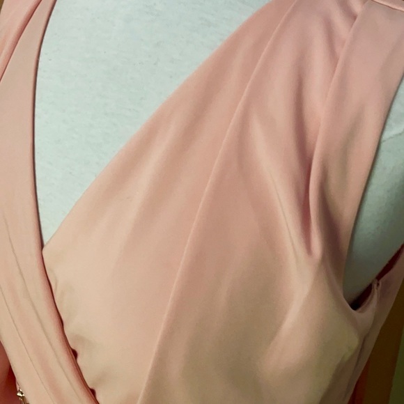 Little Mistress London Sleeveless Baby Pink Dress, Size 4 - Picture 13 of 16